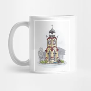 Hokitika Clocktower Watercolour Mug